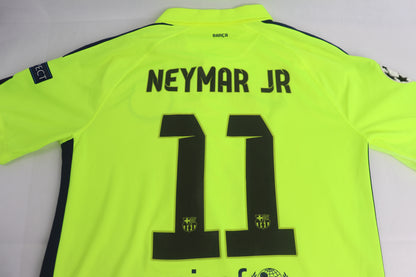 Barcelona 2014 Third Neymar [M] Apparel Original Authentic Football Soccer Jersey Kit Shirt Nameset