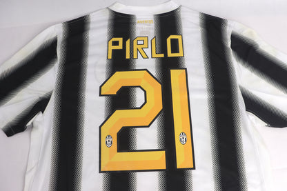 Juventus 2011 Home BNWT Pirlo [L] Apparel Original Authentic Football Soccer Jersey Kit Shirt Nameset