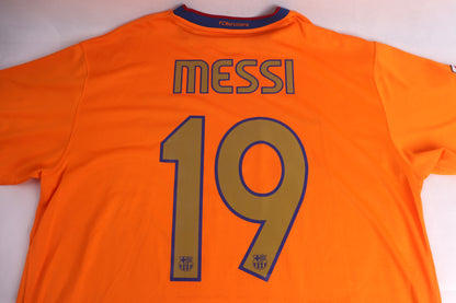 Barcelona 2006 Away BNWT Messi [XL] Apparel Original Authentic Football Soccer Jersey Kit Shirt Nameset