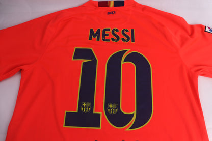 Barcelona 2014 Away Messi [L] Apparel Original Authentic Football Soccer Jersey Kit Shirt Nameset