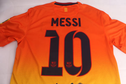 Barcelona 2012 Away Messi [M] Apparel Original Authentic Football Soccer Jersey Kit Shirt Nameset