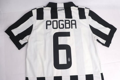 Juventus 2014 Home Pogba [M] Apparel Original Authentic Football Soccer Jersey Kit Shirt Nameset