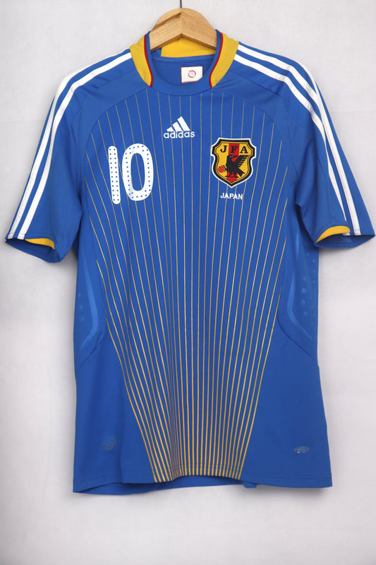 Japan 2008 Home Nakamura [M] Apparel Original Authentic Football Soccer Jersey Kit Shirt Nameset