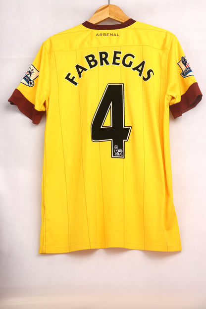 Arsenal 2010 Away Fabregas [M] Apparel Original Authentic Football Soccer Jersey Kit Shirt Nameset