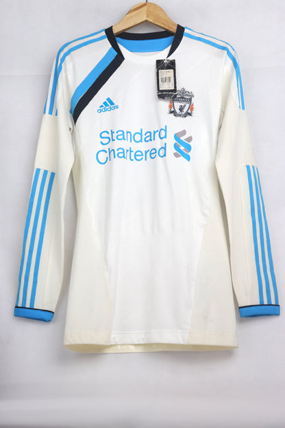 Liverpool 2011 Third Long Sleeve BNWT Gerrard [S] Apparel Original Authentic Football Soccer Jersey Kit Shirt Nameset