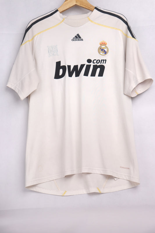 Real Madrid 2009 Home Ronaldo [L] Apparel Original Authentic Football Soccer Jersey Kit Shirt Nameset