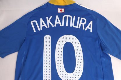 Japan 2008 Home Nakamura [M] Apparel Original Authentic Football Soccer Jersey Kit Shirt Nameset