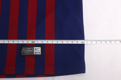 Barcelona 2018 Home Messi [M] Apparel Original Authentic Football Soccer Jersey Kit Shirt Nameset