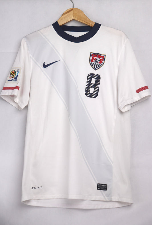 USA 2010 Home Dempsey [M] Apparel Original Authentic Football Soccer Jersey Kit Shirt Nameset