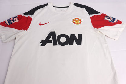 Manchester United 2010 Away Evra [M] Apparel Original Authentic Football Soccer Jersey Kit Shirt Nameset