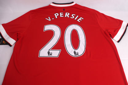 Manchester United 2014 Home BNWT Van Persie [XL] Apparel Original Authentic Football Soccer Jersey Kit Shirt Nameset