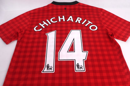 Manchester United 2012 Home Chicharito [M] Apparel Original Authentic Football Soccer Jersey Kit Shirt Nameset