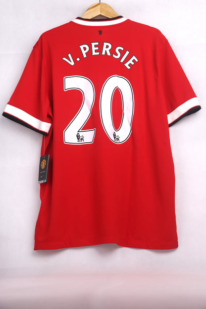 Manchester United 2014 Home BNWT Van Persie [XL] Apparel Original Authentic Football Soccer Jersey Kit Shirt Nameset