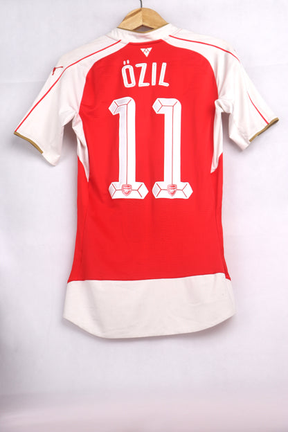 Arsenal 2015 Home Player Issue Ozil [M] Apparel Original Authentic Football Soccer Jersey Kit Shirt Nameset