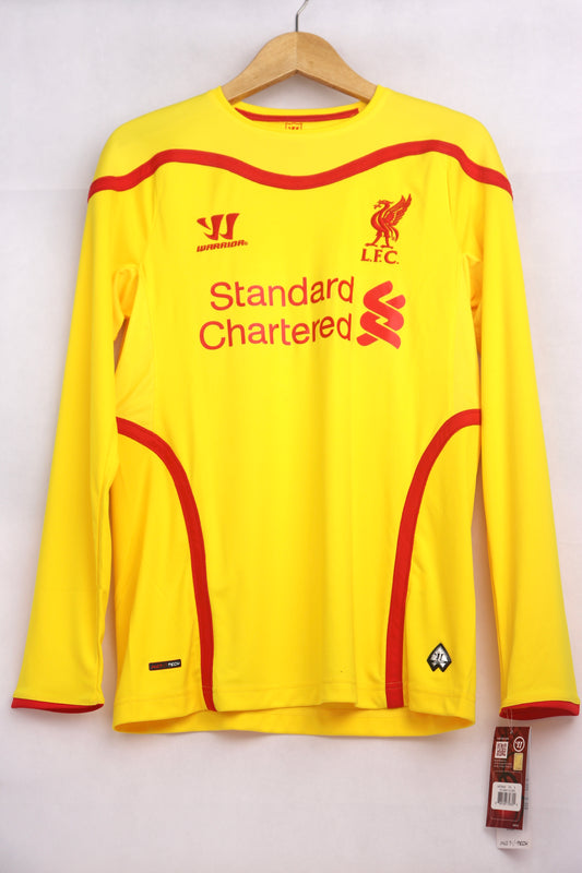 Liverpool 2014 Away Long Sleeve BNWT Balotelli [S] Apparel Original Authentic Football Soccer Jersey Kit Shirt Nameset