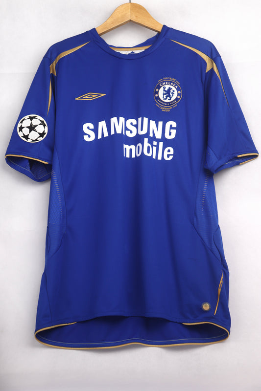 Chelsea 2005 Home Robben [XL] Apparel Original Authentic Football Soccer Jersey Kit Shirt Nameset