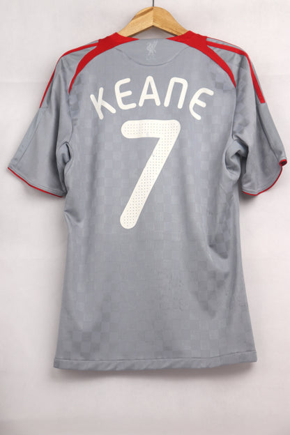 Liverpool 2008 Away Keane [S] Apparel Original Authentic Football Soccer Jersey Kit Shirt Nameset