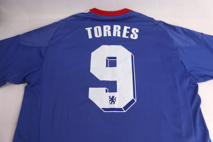 Chelsea 2010 Home Torres [XL] Apparel Original Authentic Football Soccer Jersey Kit Shirt Nameset
