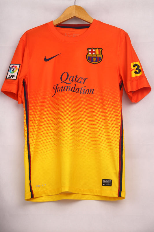 Barcelona 2012 Away Xavi [S] Apparel Original Authentic Football Soccer Jersey Kit Shirt Nameset