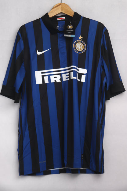 Inter Milan 2011 Home BNWT Sneijder [L] Apparel Original Authentic Football Soccer Jersey Kit Shirt Nameset