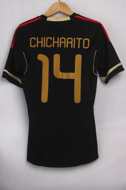 Mexico 2011 Away Chicharito [S] Apparel Original Authentic Football Soccer Jersey Kit Shirt Nameset