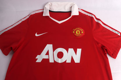 Manchester United 2010 Home Scholes [M] Apparel Original Authentic Football Soccer Jersey Kit Shirt Nameset