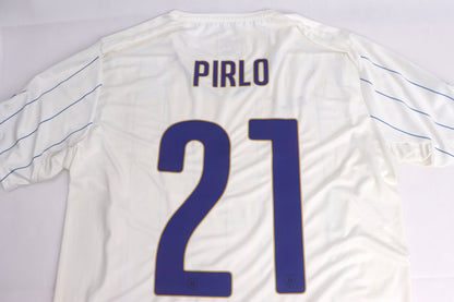 Italy 2014 Away Pirlo [M] Apparel Original Authentic Football Soccer Jersey Kit Shirt Nameset