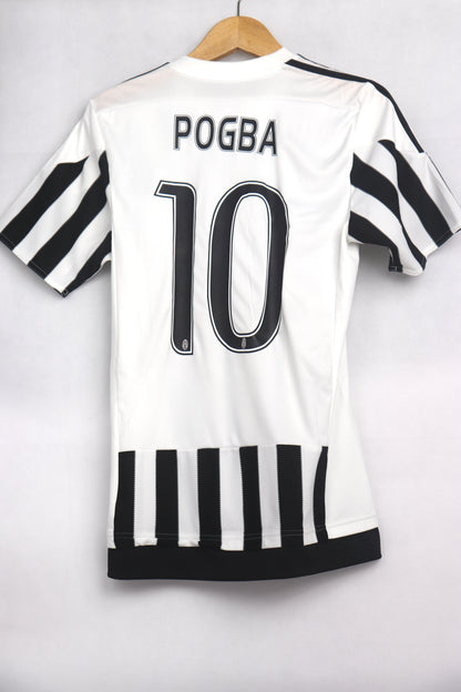 Juventus 2015 Home BNWT Pogba [S] Apparel Original Authentic Football Soccer Jersey Kit Shirt Nameset