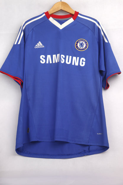 Chelsea 2010 Home Torres [XL] Apparel Original Authentic Football Soccer Jersey Kit Shirt Nameset