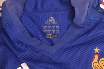 France 2002 Home Player Issue Zidane [M] Apparel Original Authentic Football Soccer Jersey Kit Shirt Nameset