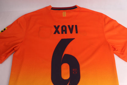 Barcelona 2012 Away Xavi [S] Apparel Original Authentic Football Soccer Jersey Kit Shirt Nameset