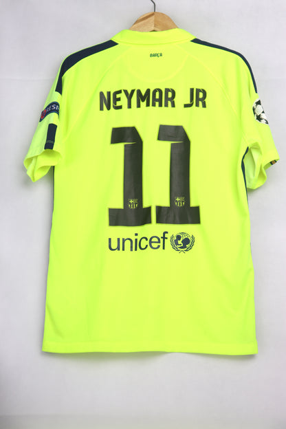 Barcelona 2014 Third Neymar [M] Apparel Original Authentic Football Soccer Jersey Kit Shirt Nameset