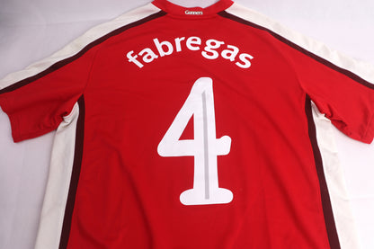 Arsenal 2008 Home Fabregas [M] Apparel Original Authentic Football Soccer Jersey Kit Shirt Nameset