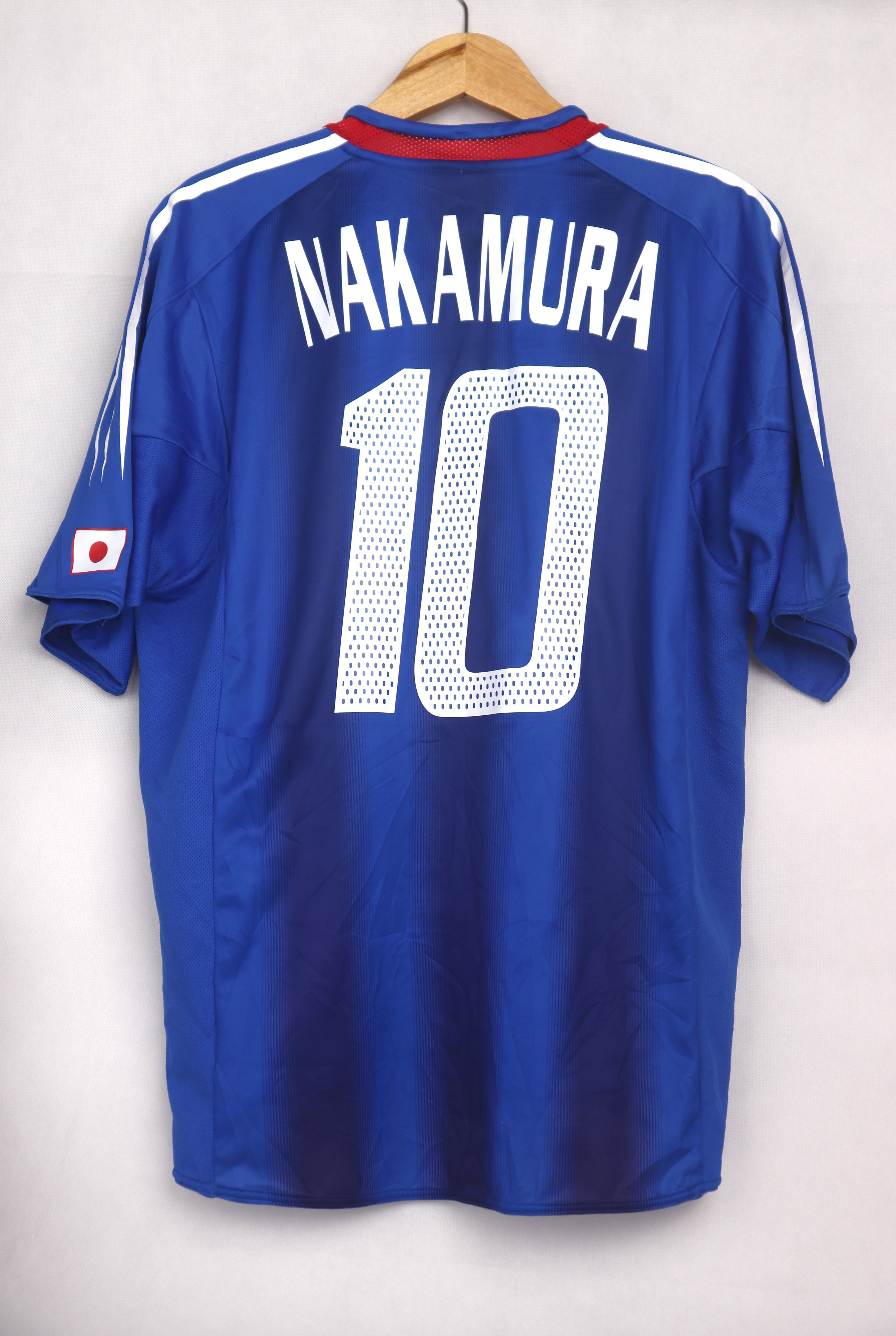 Japan 2004 Nakamura Jersey Home Large - Asian Cup Champions Blue