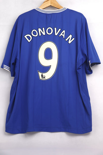 Everton 2009 Home Donovan [XXL] Apparel Original Authentic Football Soccer Jersey Kit Shirt Nameset