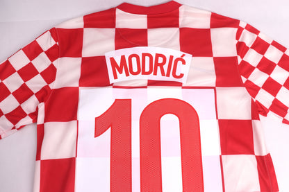 Croatia 2012 Home Modric [M] Apparel Original Authentic Football Soccer Jersey Kit Shirt Nameset