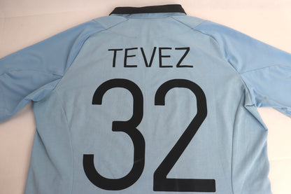 Manchester City 2012 Home Tevez [M] Apparel Original Authentic Football Soccer Jersey Kit Shirt Nameset