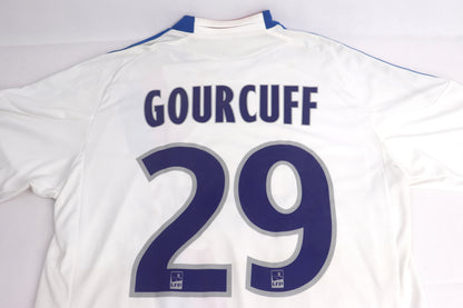 Lyon 2010 Home Gourcuff [M] Apparel Original Authentic Football Soccer Jersey Kit Shirt Nameset