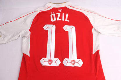 Arsenal 2015 Home Player Issue Ozil [M] Apparel Original Authentic Football Soccer Jersey Kit Shirt Nameset