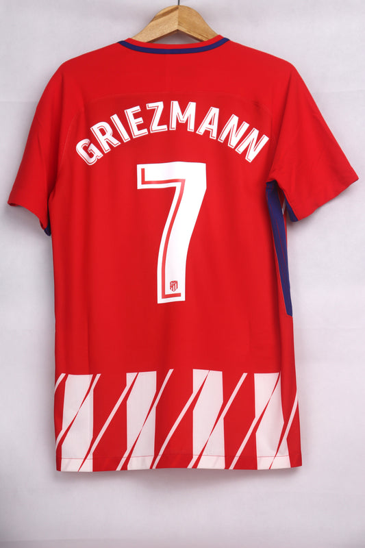 Atletico Madrid 2017 Home Player Issue BNWT Griezmann [M] Apparel Original Authentic Football Soccer Jersey Kit Shirt Nameset