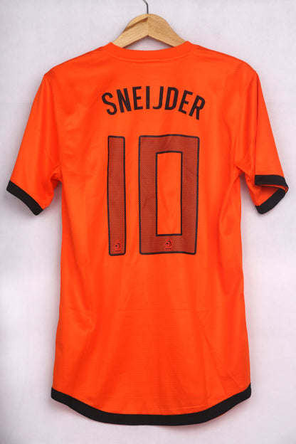 Netherlands 2012 Home BNWT Sneijder [S] Apparel Original Authentic Football Soccer Jersey Kit Shirt Nameset