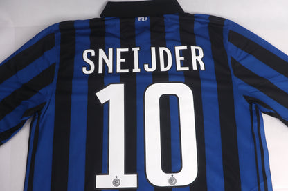 Inter Milan 2011 Home BNWT Sneijder [L] Apparel Original Authentic Football Soccer Jersey Kit Shirt Nameset