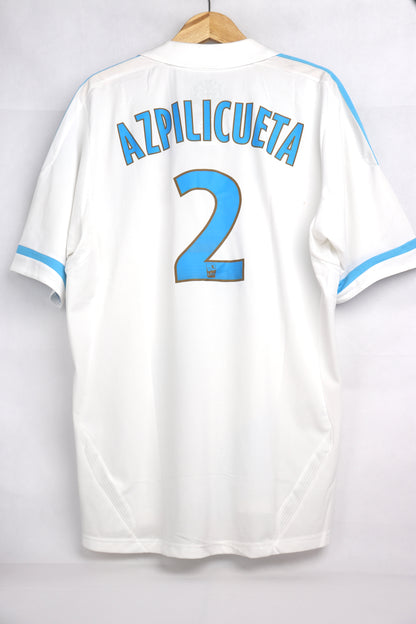Marseille 2011 Home BNWT Azpilicueta [XL] Apparel Original Authentic Football Soccer Jersey Kit Shirt Nameset