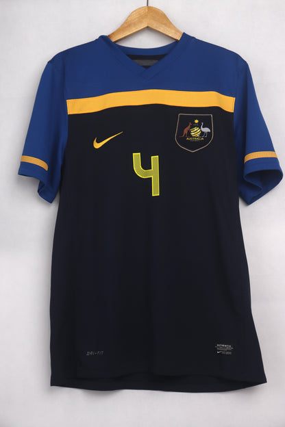 Australia 2010 Away Cahill [M] Apparel Original Authentic Football Soccer Jersey Kit Shirt Nameset