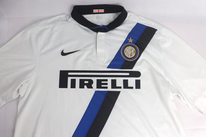Inter Milan 2011 Away Zanetti [XL] Apparel Original Authentic Football Soccer Jersey Kit Shirt Nameset