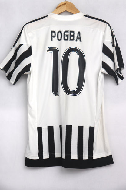 Juventus 2015 Home BNWT Pogba [M] Apparel Original Authentic Football Soccer Jersey Kit Shirt Nameset