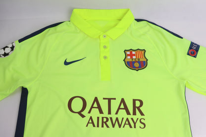Barcelona 2014 Third Neymar [M] Apparel Original Authentic Football Soccer Jersey Kit Shirt Nameset