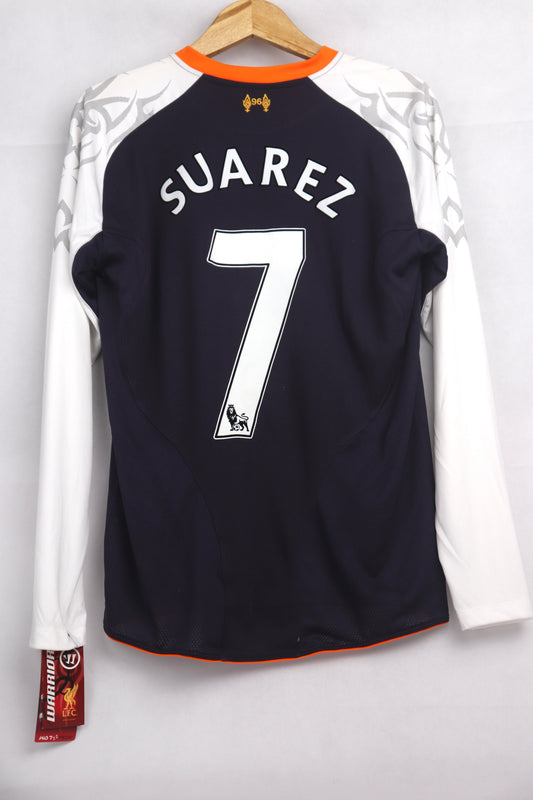 Liverpool 2012 Third Long Sleeve BNWT Suarez [S]