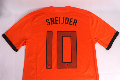 Netherlands 2012 Home BNWT Sneijder [S] Apparel Original Authentic Football Soccer Jersey Kit Shirt Nameset