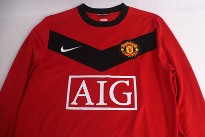 Manchester United 2009 Home Long Sleeve Berbatov [M] Apparel Original Authentic Football Soccer Jersey Kit Shirt Nameset